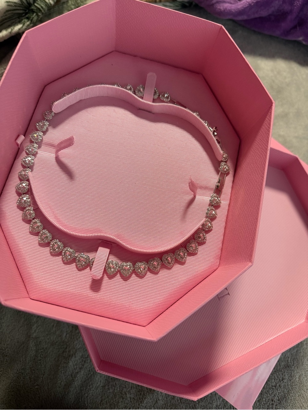 Swarovski heart necklace brand new